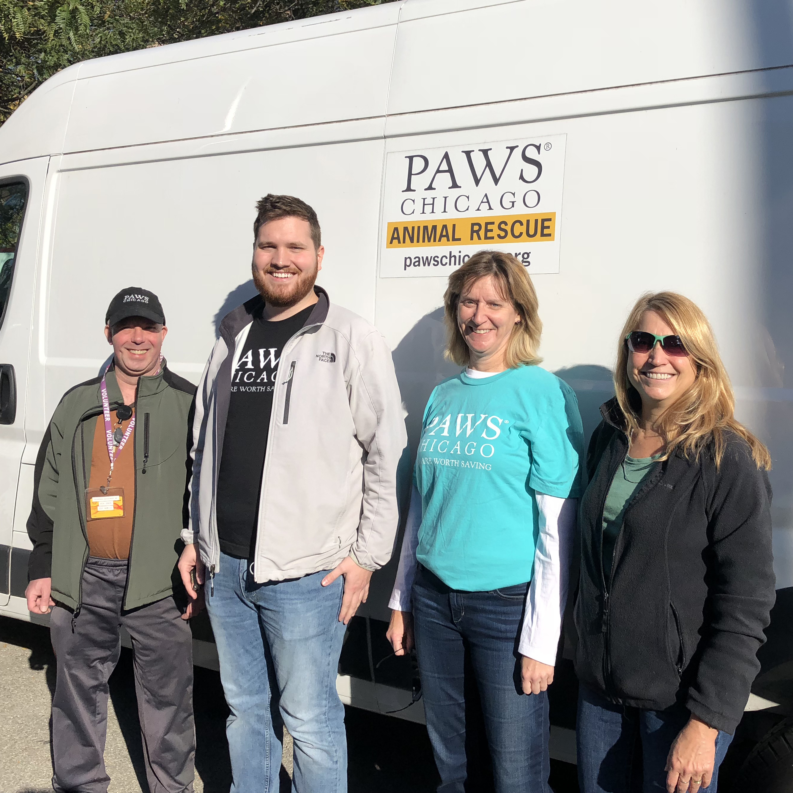 PAWS Chicago Hurricane Michael volunteers square